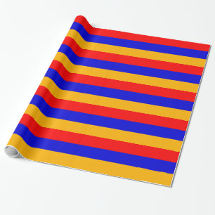 Wrapping paper with Flag of Armenia
