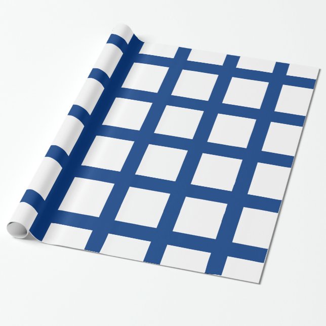 Wrapping paper with Flag of Finland (Unrolled)