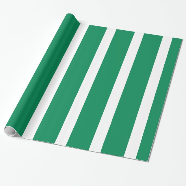 Wrapping paper with Flag of Nigeria (Unrolled)