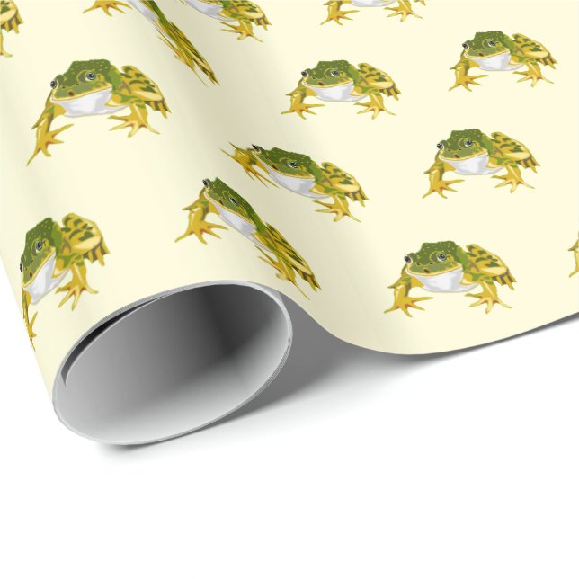 Wrapping Paper with Frogs (Roll Corner)