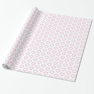 Wrapping Paper with Hearts