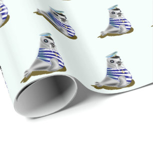 Wrapping Paper with Seal Sailor - Fun