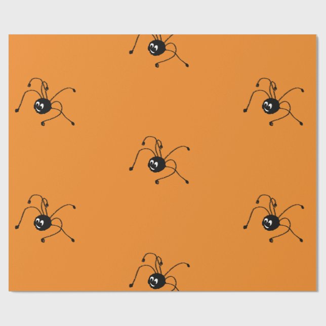 Wrapping Paper with spider (Flat)