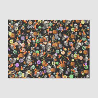 Wrapping Tissue - Creepy Halloween Confetti Tissue Paper