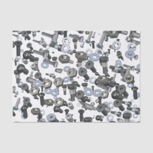 Wrapping Tissue - Nuts and Bolts Tissue Paper