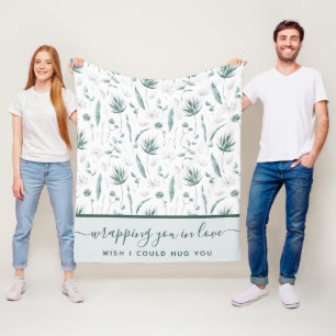 Wrapping You In Love Fleece Blanket