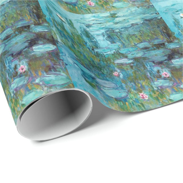 Wrappingpaper Claude Monet Nympheas Water Lilies  (Roll Corner)