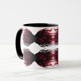 Wrath Abstract 7 Deadly Sins Alcohol Ink Art Mug