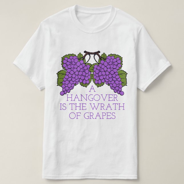 Wrath of Grapes T-Shirt (Design Front)