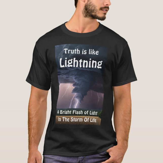 "Wrath of the Sky: Lightning Unleashed" T-Shirt (Front)
