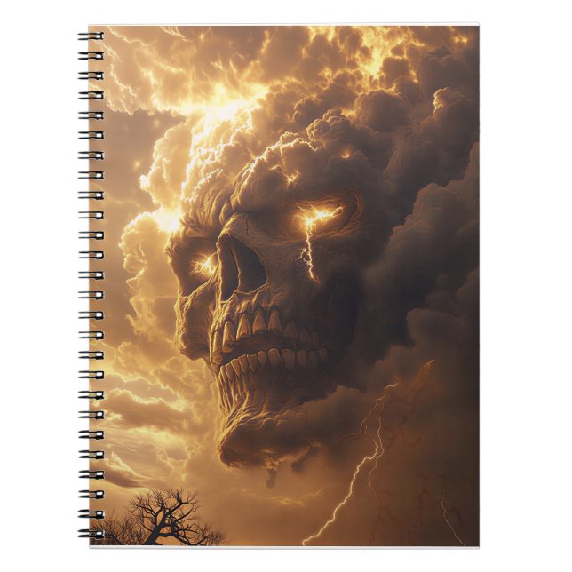 Wrath of the Storm Skull Notebook (Front)