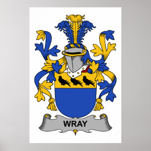 Wray Family Crest Poster