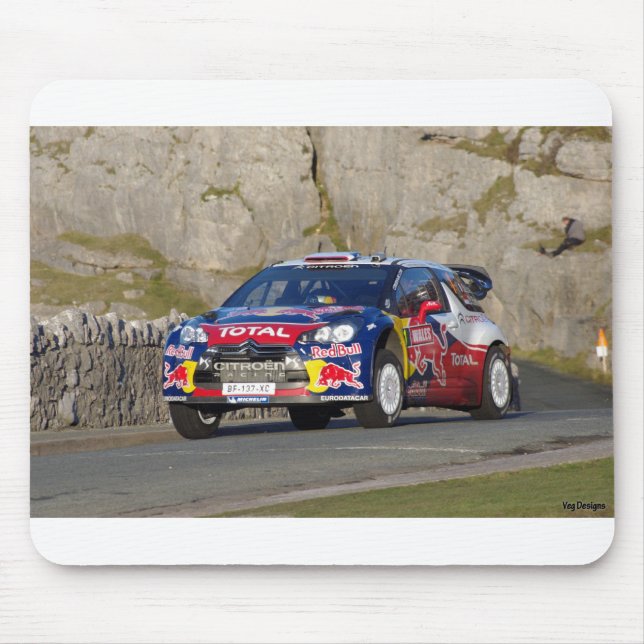 WRC Rally Car Mouse Pad (Front)