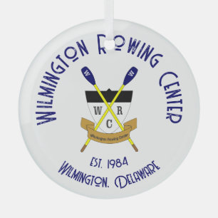 WRC Round Glass Ornament