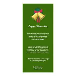 Wreath and Bells Rack Card