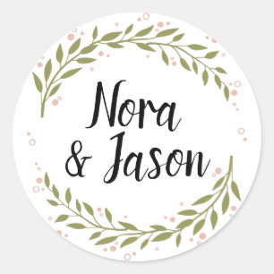 Wreath Customisable Sticker