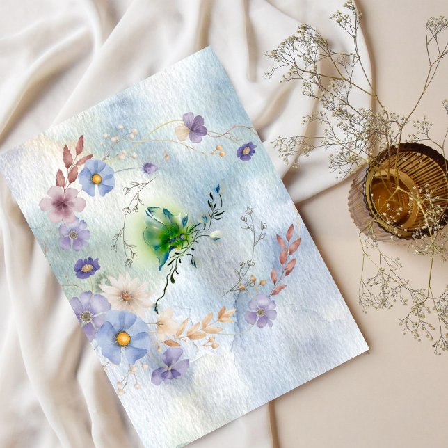 Wreath Floral and whimsy birthday invitation  (Creator Uploaded)