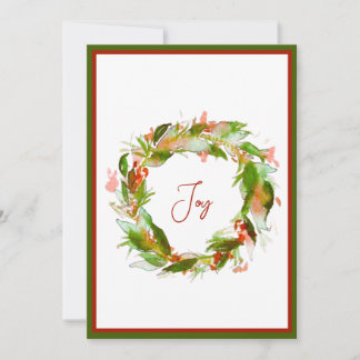 Wreath Holiday Card
