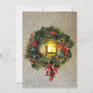 Wreath  holiday card