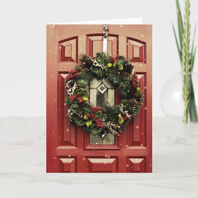 Wreath Holiday Card (Front)