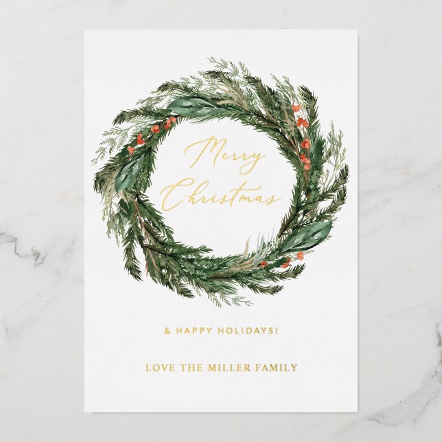 Wreath - Merry Christmas (Front)