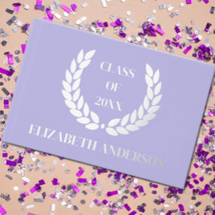 Wreath of Leaves Graduation Guest Book