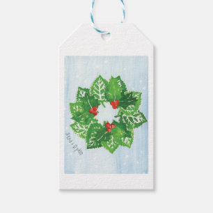 Wreath of Leaves - Kids Art for CHOC Gift Tags