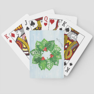 Wreath of Leaves - Kids Art for CHOC Playing Cards