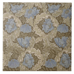 Wreath Pattern (by William Morris) Ceramic Tile
