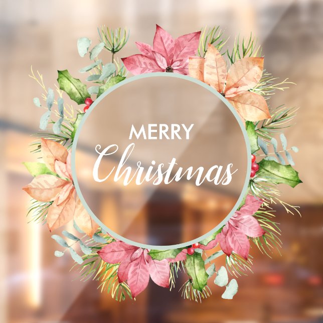 Wreath Poinsettia Holly Berries (Sheet 2)