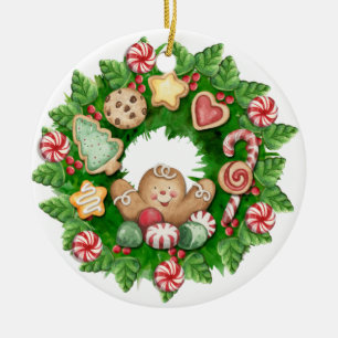 Wreath - SRF Ceramic Ornament
