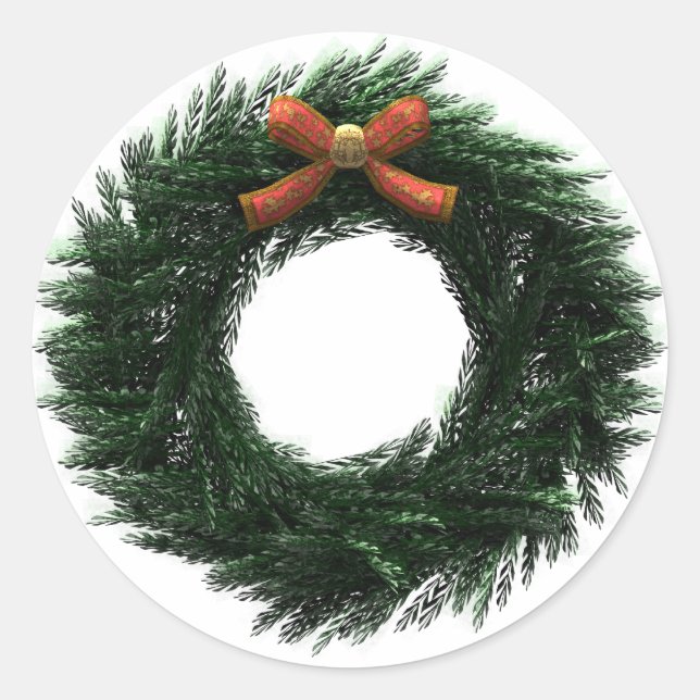Wreath Sticker (Front)