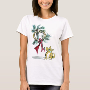 wreath tag by kitten T-Shirt
