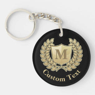 Wreath with Shield Keychain