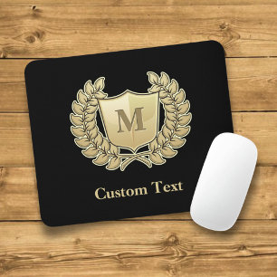 Wreath with Shield Mouse Pad