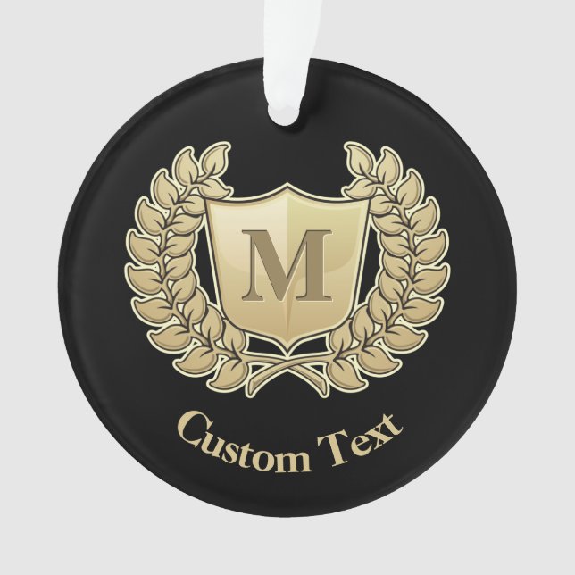 Wreath with Shield Ornament (Front)