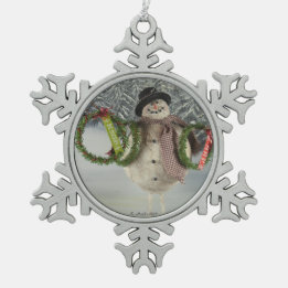 Wreaths For Sale Snowflake Pewter Christmas Ornament