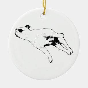 Wreathside Rest Ceramic Ornament