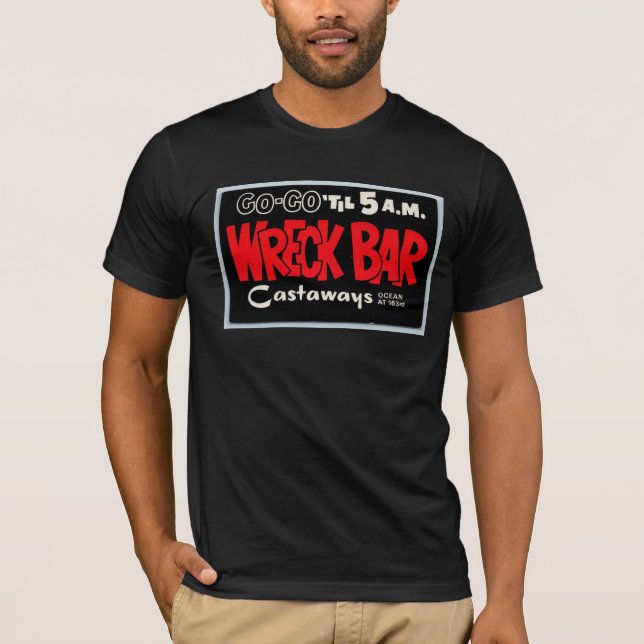 WRECK BAR THE CASTAWAYS MIAMI BEACH T-SHIRTS (Front)