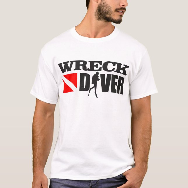 Wreck Diver 2 Apparel T-Shirt (Front)