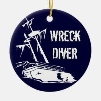 Wreck Diver Ornament