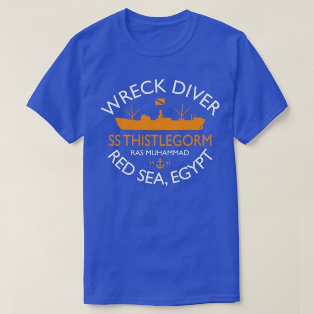Wreck Diver Thistlegorm T-Shirt (Design Front)