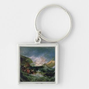 Wreck of a Transport Ship Key Ring
