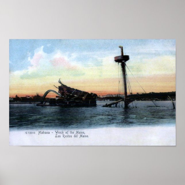 Wreck of the Maine Poster (Front)