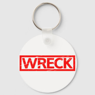 Wreck Stamp Key Ring