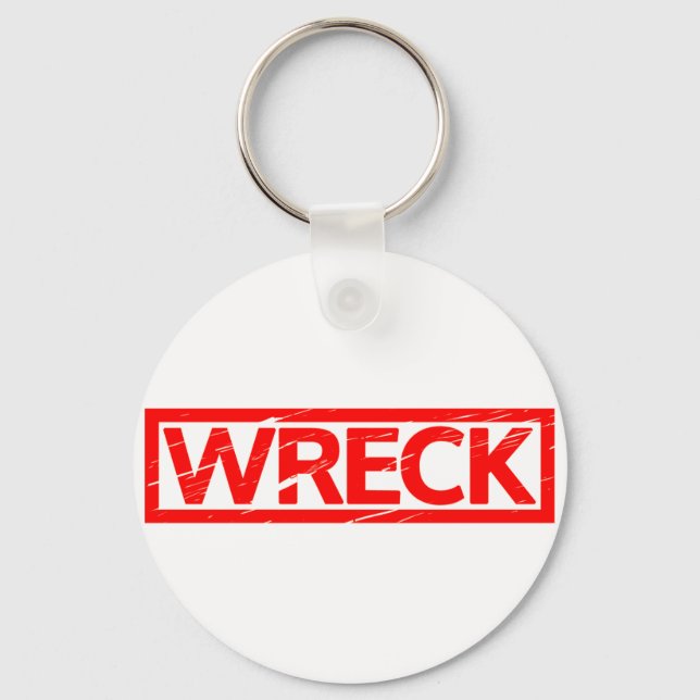 Wreck Stamp Key Ring (Front)