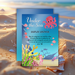 Wreckage Under the Sea Baby Shower Enclosure Card