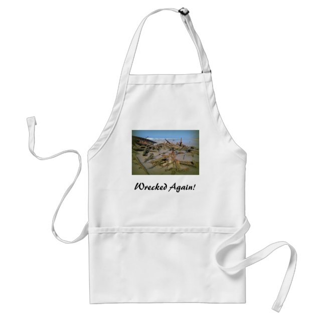 Wrecked Again! Standard Apron (Front)