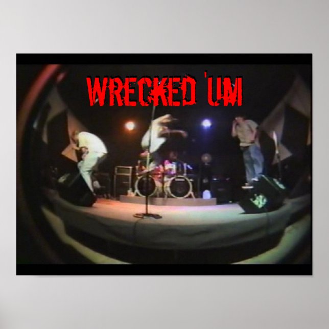 Wrecked 'Um Live Studio Poster (Front)
