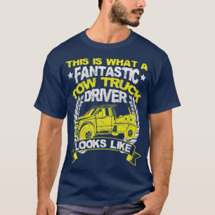Wrecker Breakdown Recovery  Towing Tow Truck T-Shirt